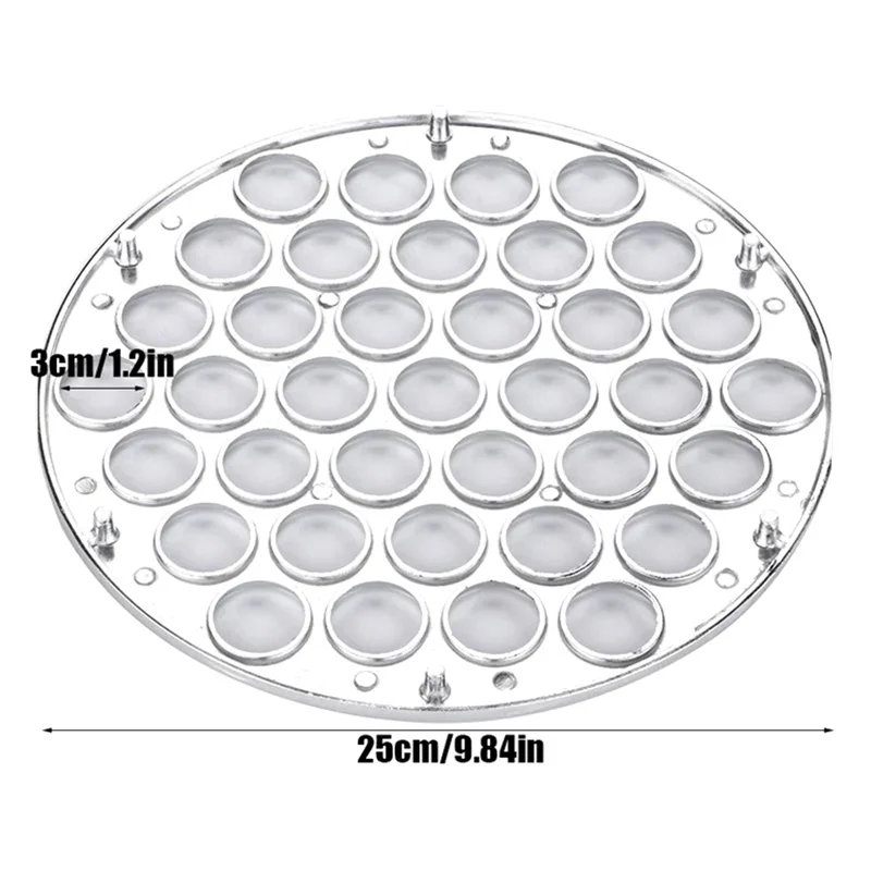 Massa Imprensa Bolinho Moldes, 37 Buracos, Ravioli Fazendo Molde, Molde De Artefato De Pele Bolinho, DIY Maker