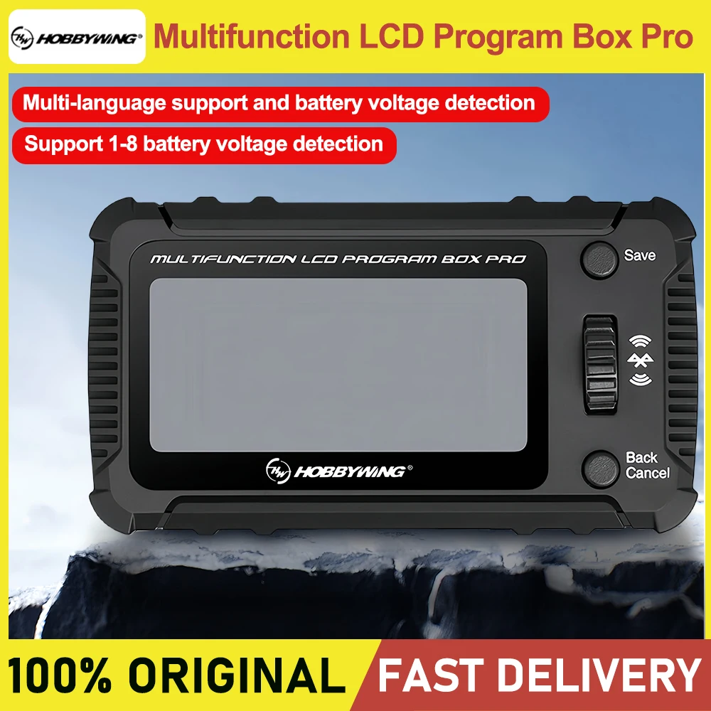 HobbyWing LCD Program Box Pro For Platinum XERUN EZRUN ESC RC Car Crawler Buggy Airplane Tuning Replacement Parts