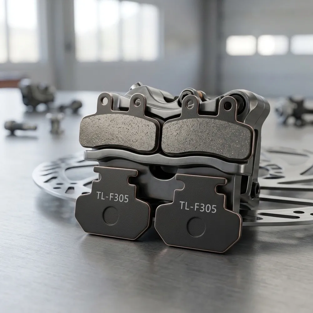 Metal Disc Brake Pads 47x37mm For Yozma IN10 Electric Bicycle Front Rear Stopping Power Upgrade Kit Outdoor Riding Components