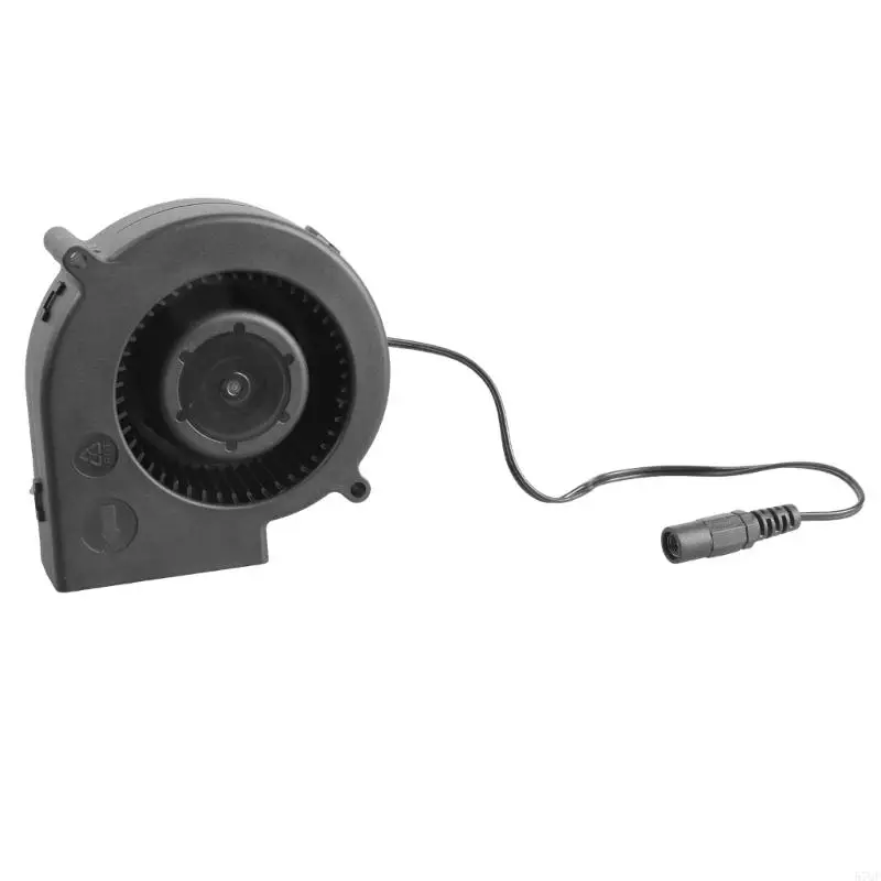 57QF Quạt quạt thổi mạnh 12V cho lửa nướng tăng cường kiểm soát nhiệt hiệu quả