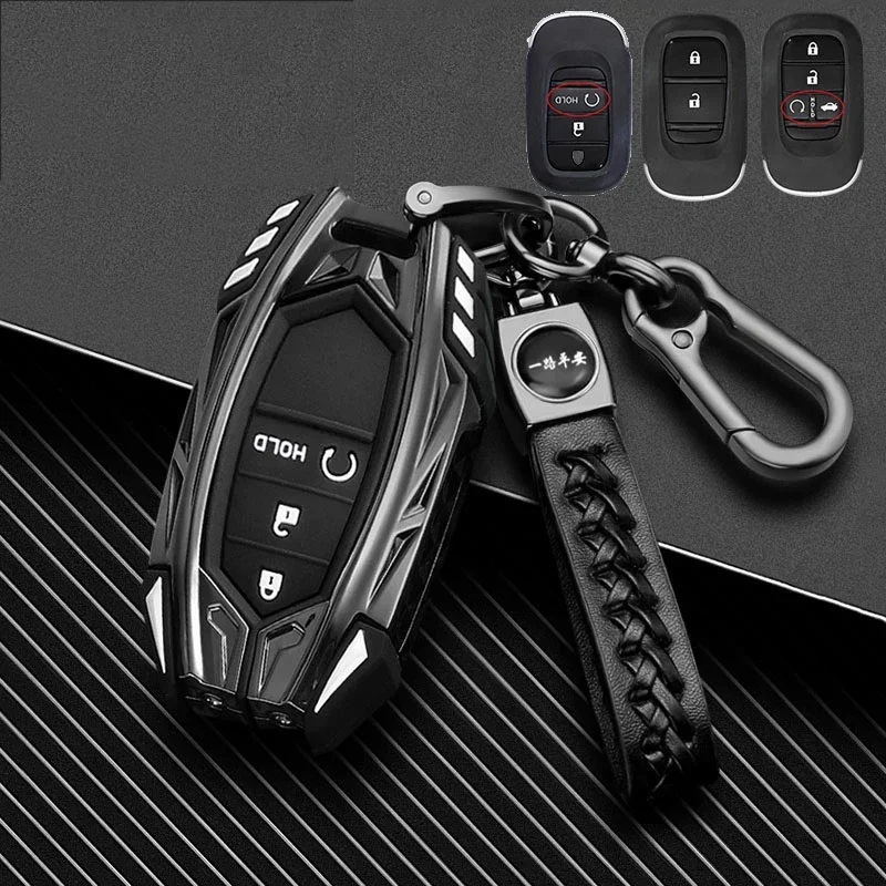 Car Key Case Cover For Honda Civic Crv Accord Fit XR-V VEZEL Jade CRV UR-V Honda Accord 2019 2018 LIFE Crosstour Gienia Envix