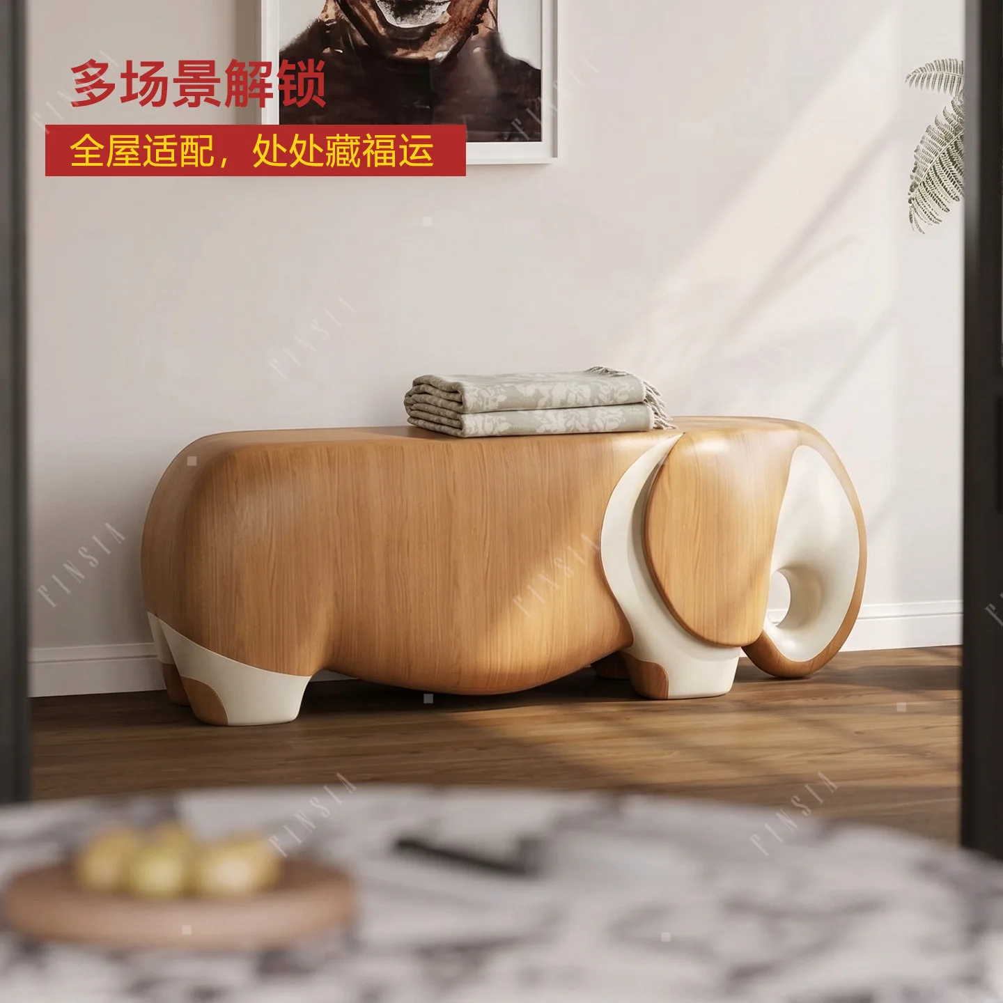 Household shoe changing stool model room Hotel sales office Shopping mall Leisure stool