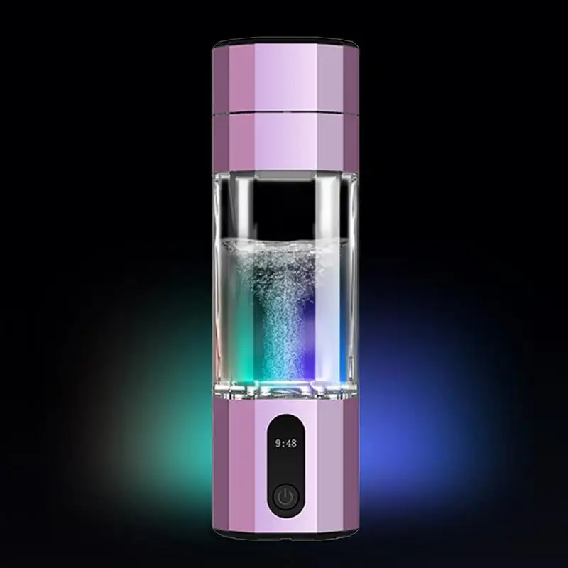 

Portable Hydrogen Water Bottle PEM Electrolytic Hydrogen Water Cup 208ml USB Rechargeable Water Ionizer For Home And Travel 2