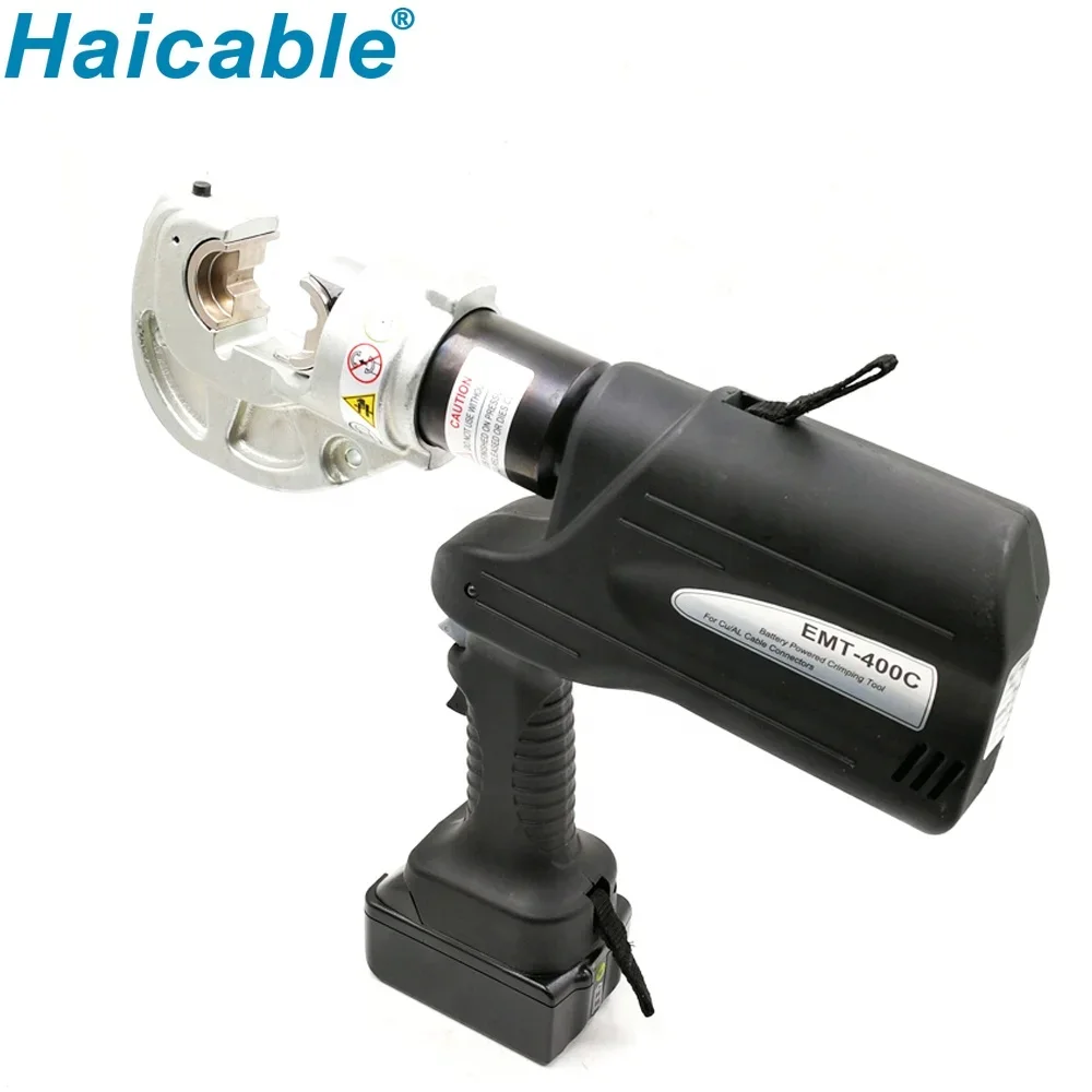 Batterij krimpgereedschap EMT-400C hydraulische kabel draad crimper handmatige kabel draad connector krimpgereedschap