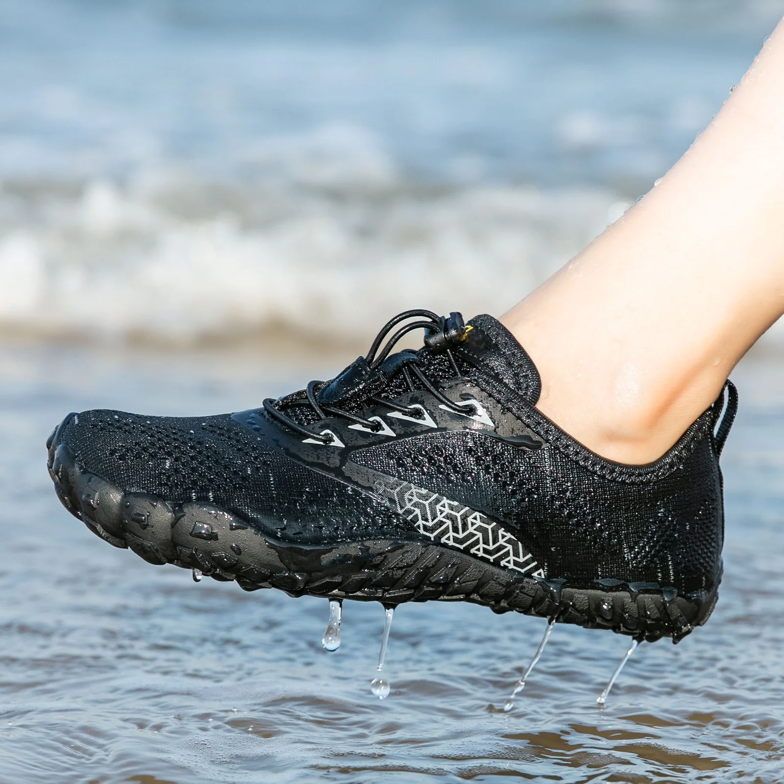 Unisex Wide Toe Barefoot Shoes for Womens Mens Shoes Breathable for Walking Rock Climbing Wrestling Trail Running Sneakers - view 5