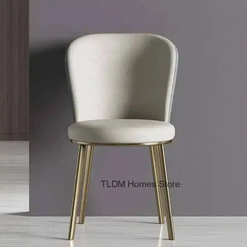 

Chair Dining Luxury Modern Dining Chair Home Chairs Ins Bedroom Dressing Makeup Chair Kitchen Furniture B