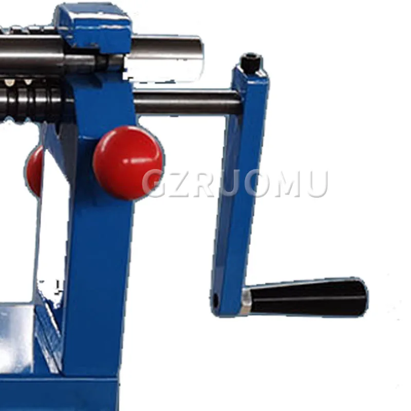 SJ305 Manual Sheet Metal Plate Rolling Machine 305MM Iron Aluminum Bending Molding Roller Press Reel Rounding Bender Steel Plate