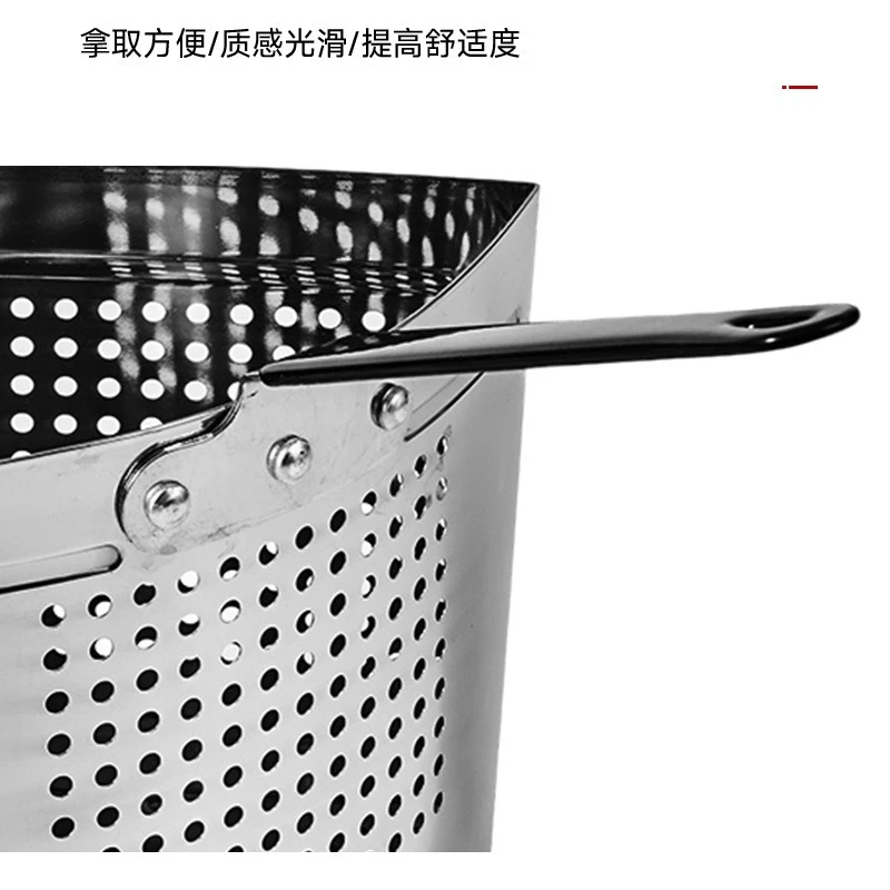 Stainless Steel Composite Bottom Burning Pasta Noodles Grid Hot Pot Boiled Meat Pot with Composite Bottom Pot view 6