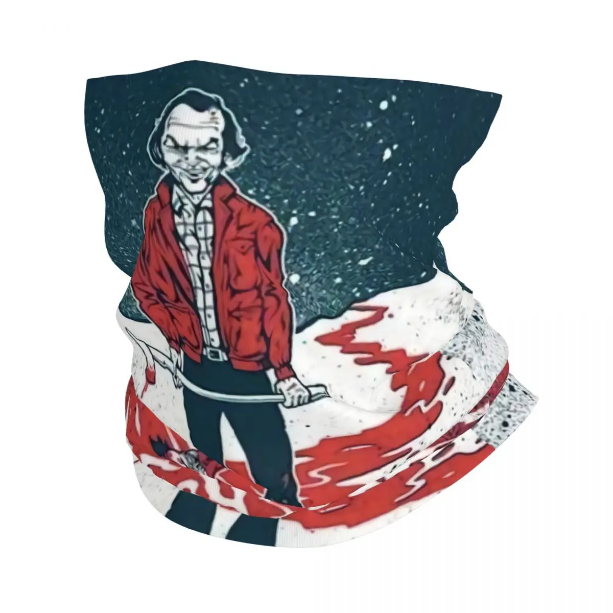 Horrible Men On A Snowy Day Scarf Neckerchief Neck Face Mask Polyester