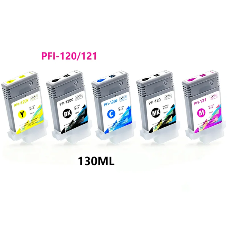 PFI120 PFI-120 Kompatible Tintenpatrone für Canon TM-200 TM-205 TM-300 TM-305 Drucker mit Pigmenttinte mit Chip