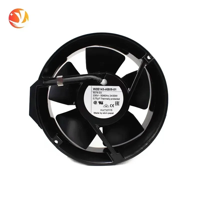 

YJL W2E142-BB01-01 150x172x38mm 230V AC 230CFM 28W Ball Bearing UPS Power Cabinet Axial Cooling Fan