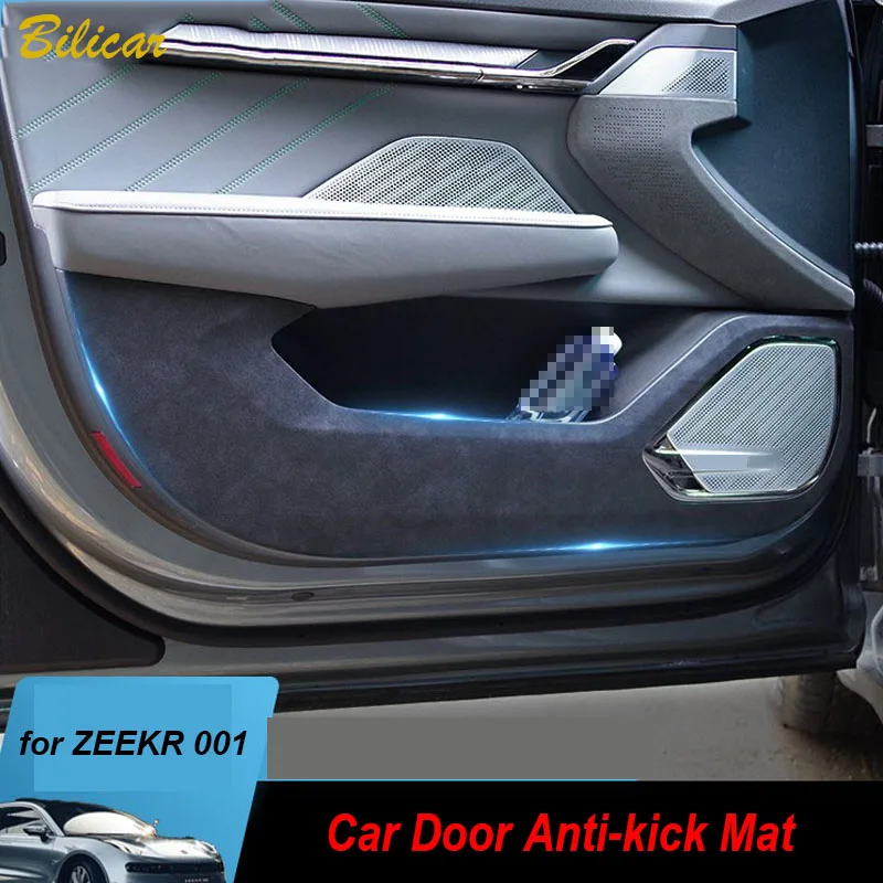 for ZEEKR 001 2022 2023 Car Door Anti Kick Protection Mat Door Plank Anti-dirty Protective Stickr Cover Accessories