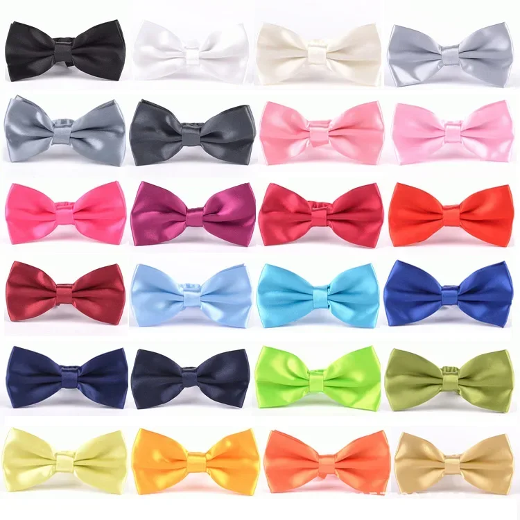 Formal tie business gentleman bow tie men\'s solid color bow tie wedding bow tie candy color babies bow tie