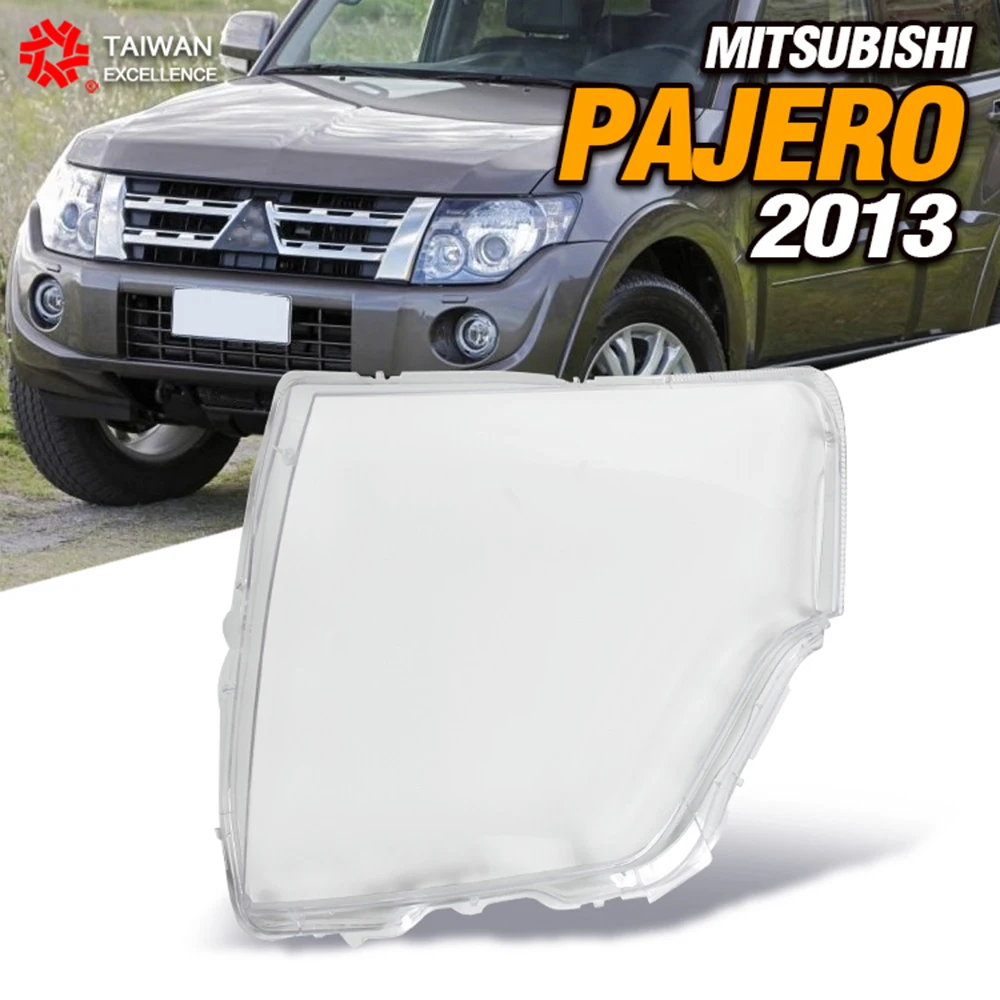 

Headlight Cover Lens For 2013 Mitsubishi Pajero V87 V93 V97 V98 Lamp Shade Headlamp Shell Transparent Lampshade Plexi glass