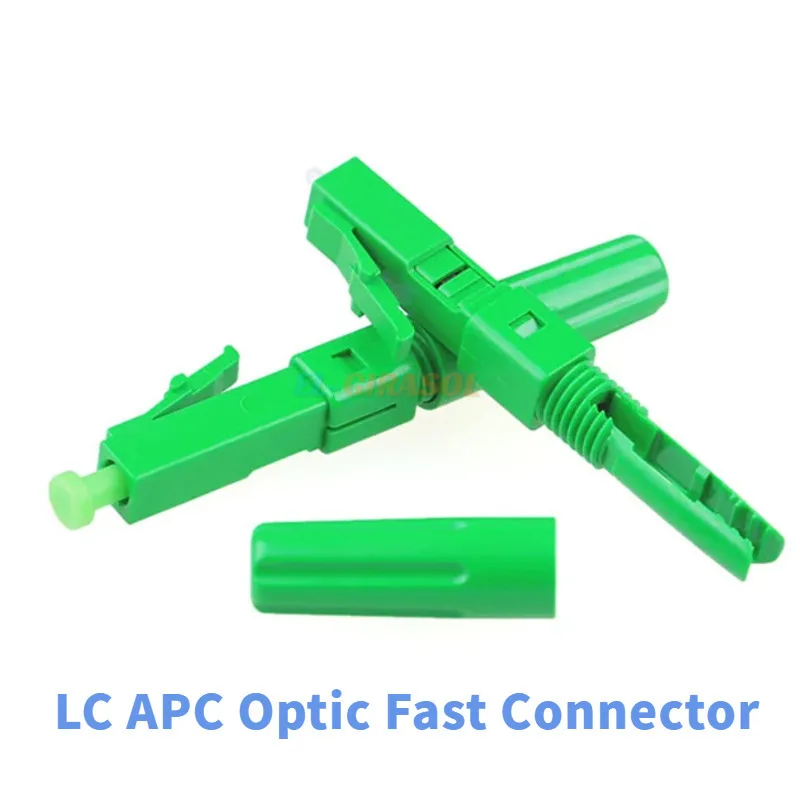 

LC APC Optic Fast Connector LC Cold Splice Fiber Embedded Type LC/APC Leather Wire Optical Cable Quick Adapter FTTH