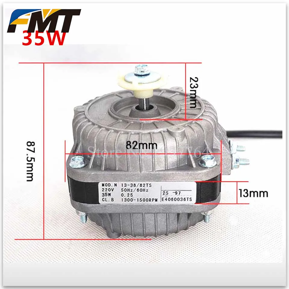 

FMT. 100% новый, в хорошем рабочем состоянии, высококачественный, для 35W 220V-240V, мотор для холодильника/морозильной камеры + пластиковая крыльчатка вентилятора.