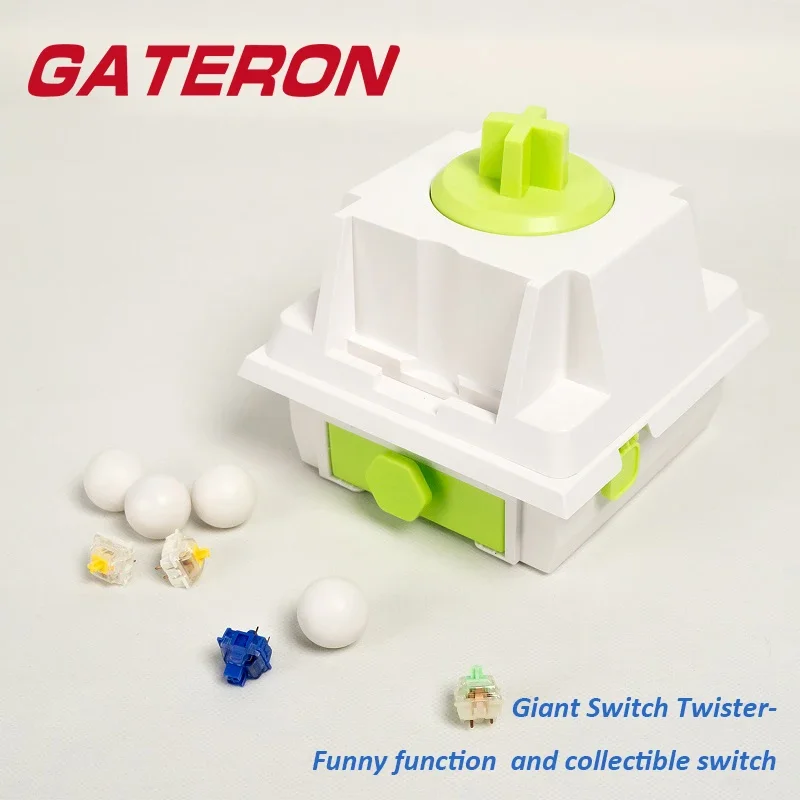 GATERON DIY 패션 차고 키트, 거대한 스위치, 트위스터, 가챠 머신, 미스터리 박스, 재미있는 기능, 재생 가능한 수집용 스위치