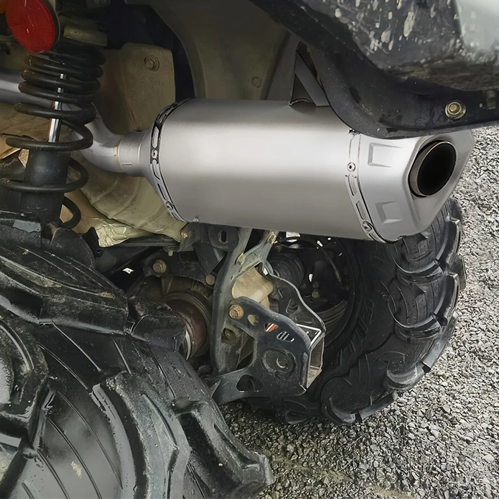 كاتم صوت عادم الدراجة النارية مع أنبوب ربط لـ Can Am Outlander 500 2013 2014 2015 أوتلاندر 570 / XT / XMR 2016 MAX 570
