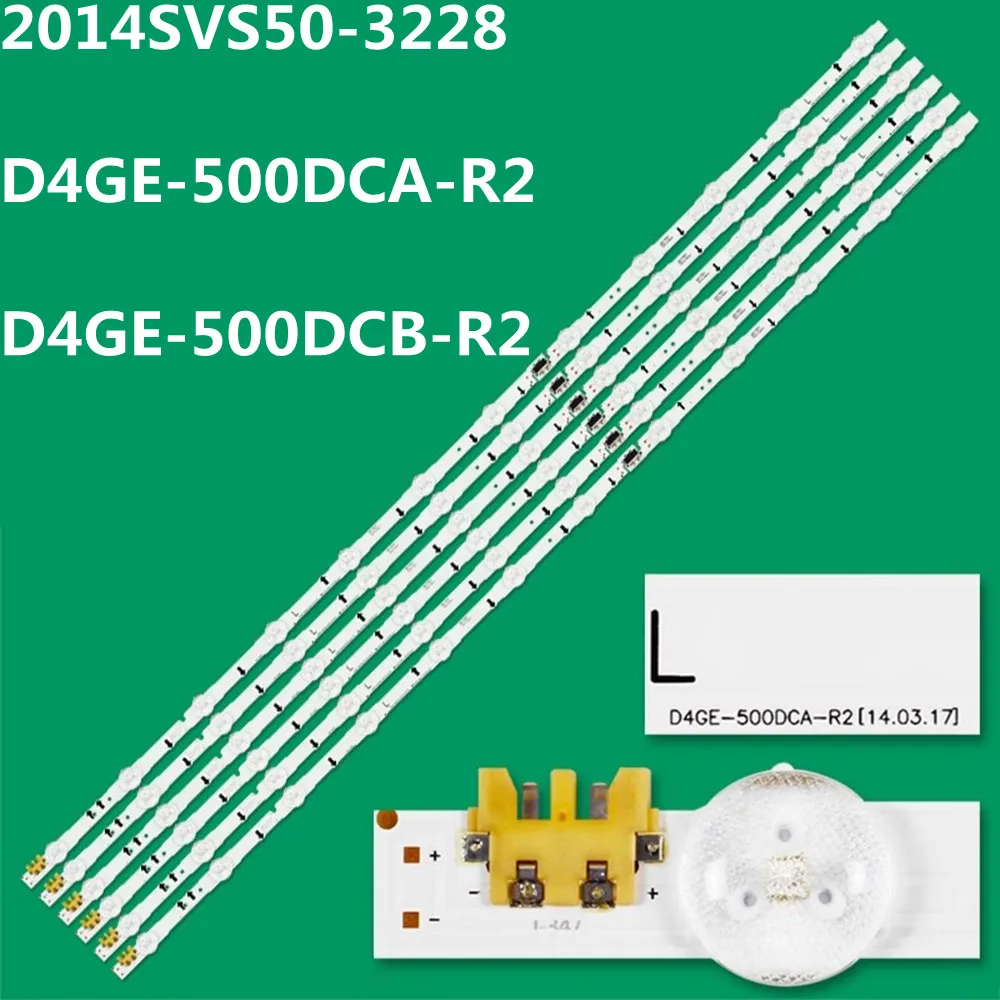 

LED Backlight Strip 2014SVS50 D4GE-500DCA-R2 D4GE-500DCB-R2 UN50J5500AG UN50J6300 UN50H6400 UE50H6350 UE50H5030 UE50H5000