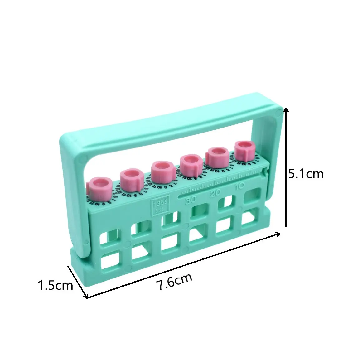 

1pcs Dental 6 Holes Autoclavable Counting Root Canal File Sterilizing Rack Endo Files Dental Instrument