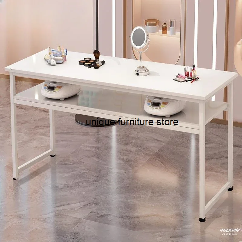 Cleaner Professional Manicure Table Luxury Nail Dressing Beauty Manicure Table Modern Schmincktisch Nails Salon Furniture BL50MT