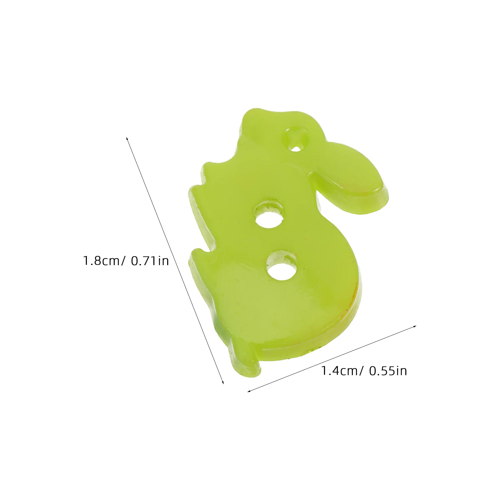 100 قطعة أزرار أرنب الكرتون مادة بلاستيكية موثوقة زينة خياطة رائعة للحرف اليدوية مشاريع الملابس ذاتية الصنع