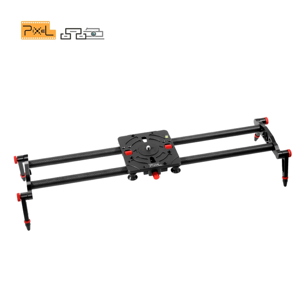 Pixel 60cm/80cm Carbon Fiber Camera Stabilizer Rail Video Shooting Can Accept PTZ Tripod Camera Smartphone Shooting Accessories