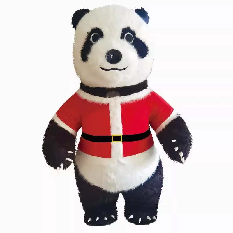 Giant Plush Inflatable Koala Mascot Costume Polar Bear Panda in Christmas Dress Halloween Adults Animal Fursuit No Battery