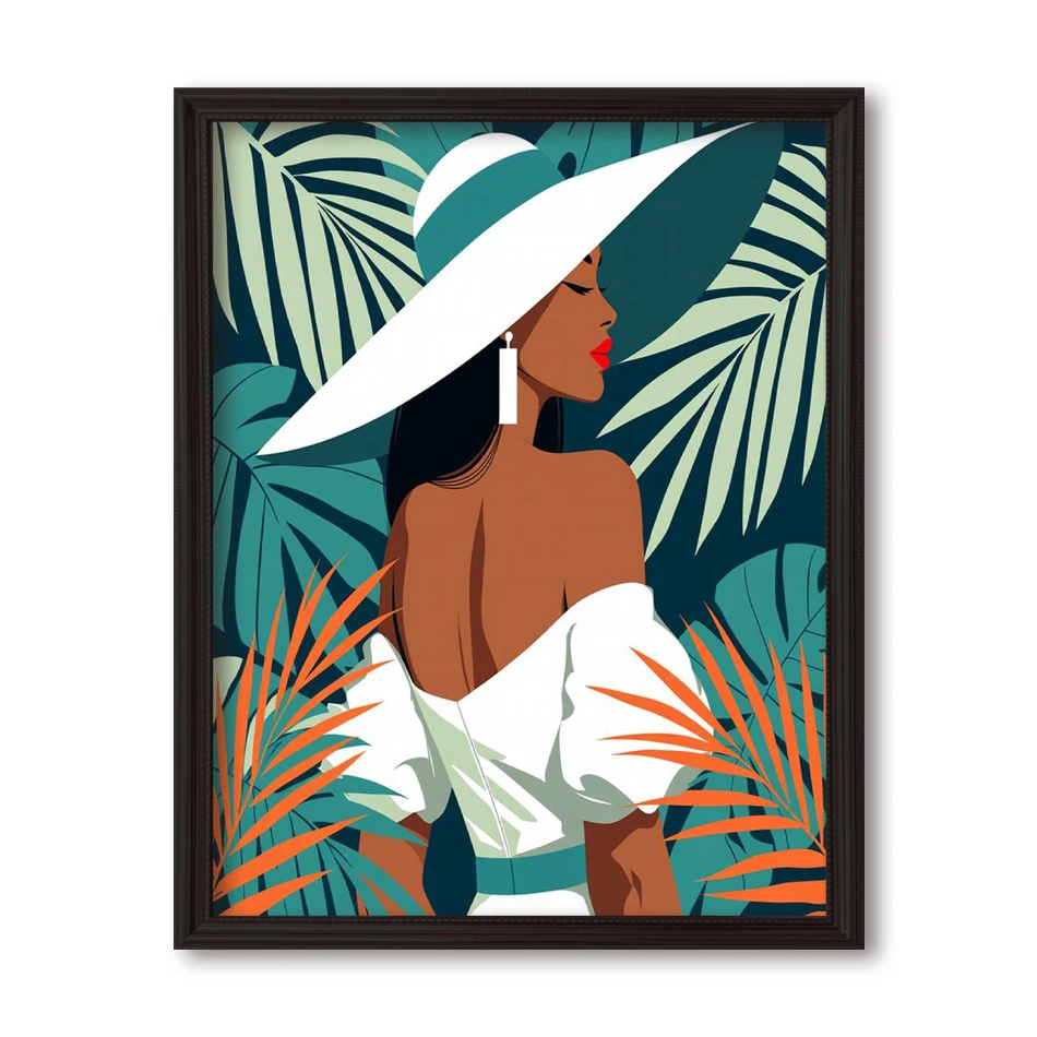 GATYZTORY Painting By Numbers Frameless Color Markers Modern Figure Woman Funky Home Decor Items Pictures Handiwork Diy Canvas