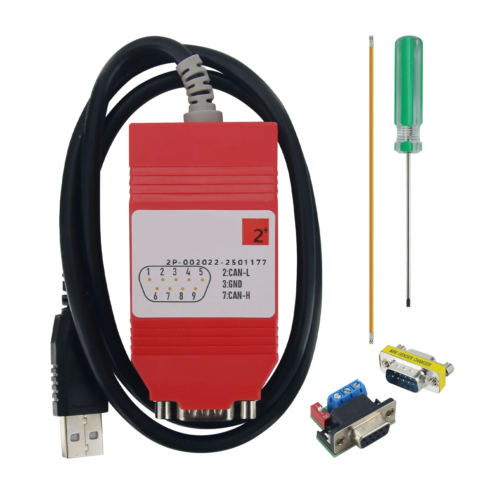 

USB to CAN Adapter CAN Bus Analysis and Secondary Development Compatible with German Original PEAK IPEH-002022 Support for INCA