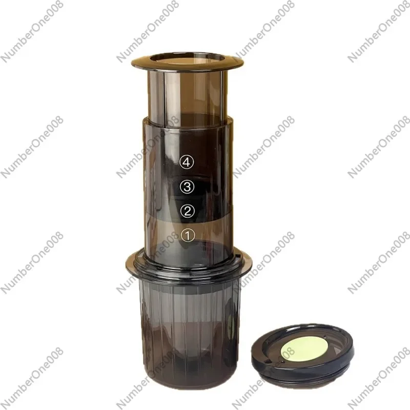 Portable Manual Pour Over Coffee Press Pot No Filter Paper Needed Hand Drip Coffee Maker For Travel Outdoor Camping