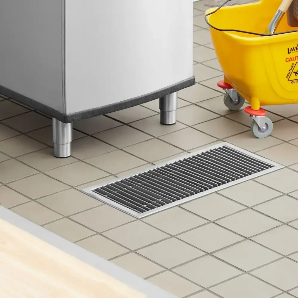 &Modern Stainless Steel Insert Bathroom Floor Drain Trap Customizable Sizes Anti-Odor Eco-Friendly Easy Clean