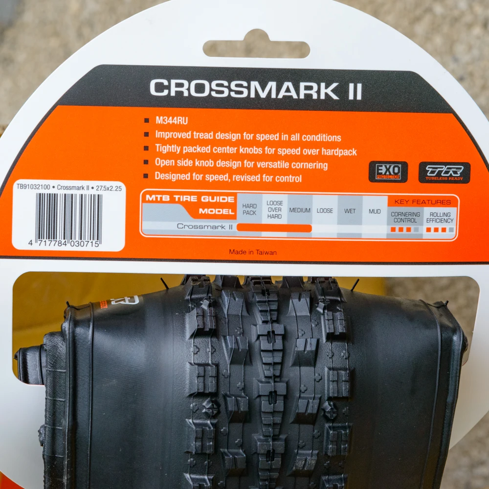 MAXXIS CROSSMARK Ⅱ Folding MTB Bicycle Tire 26x2.10/2.25 27.5x2.10/2.25 29x2.10/2.25 Original Bike Tyre XC Off-road Cycling Part