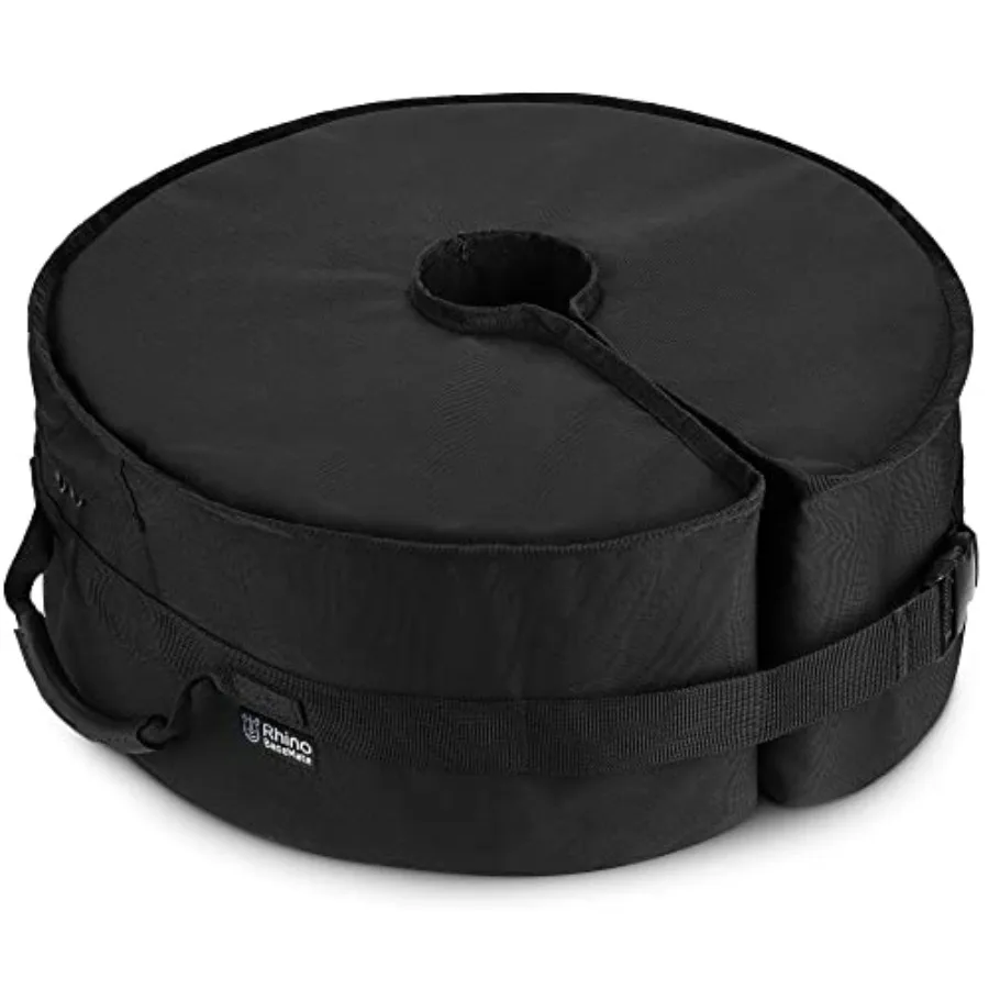 

Rhino BaseMate 18" Round Umbrella Base Weight with Side-Slot Opening Fits Offset, Cantilever and Outdoor Patio Umbrellas Easy S