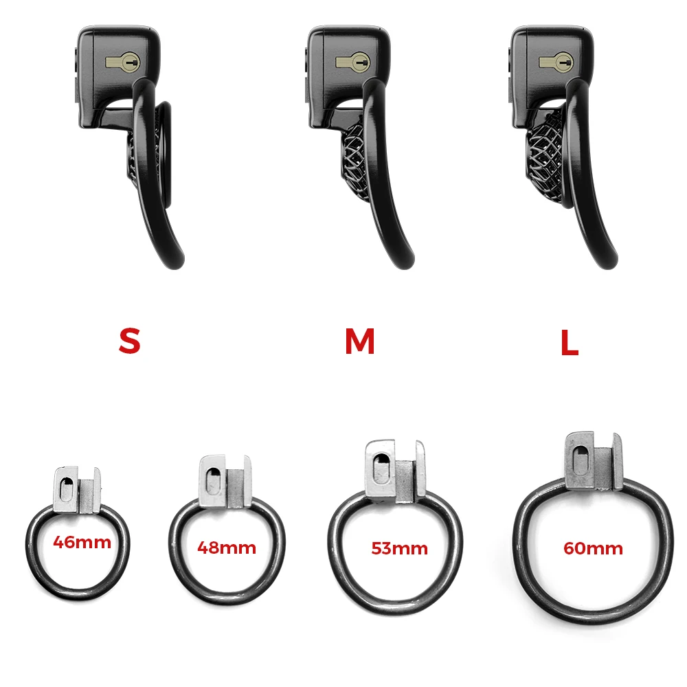 BLACK Basket CD TS Super Small Chastity Cage Devices Bondage Lock Penis Ring BDSM Cock Cage Ladyboy Sissy Male Sex Toys image 2