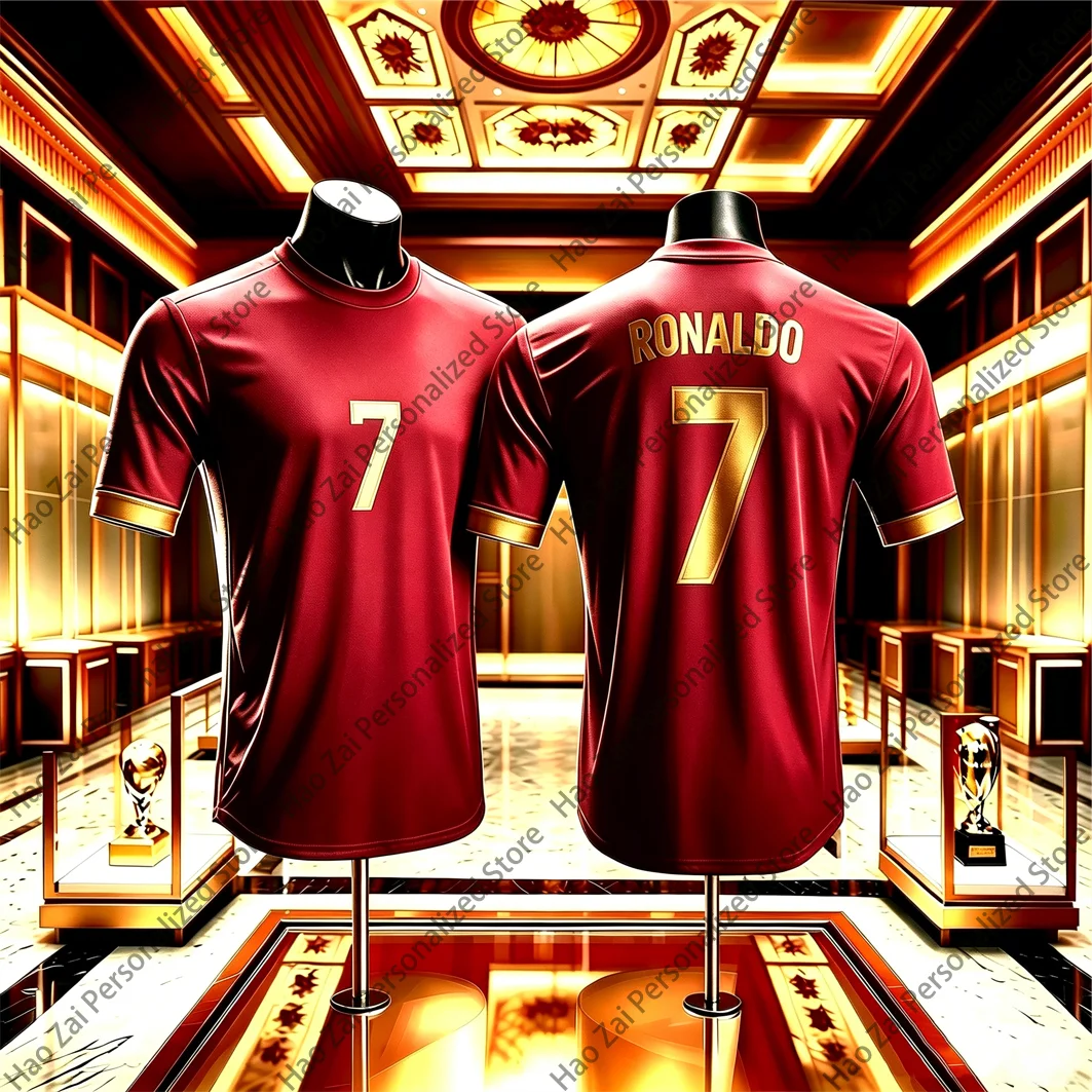 2026 Cristiano Ronaldo No. 7 Special Edition Jersey T-Shirt—Kids