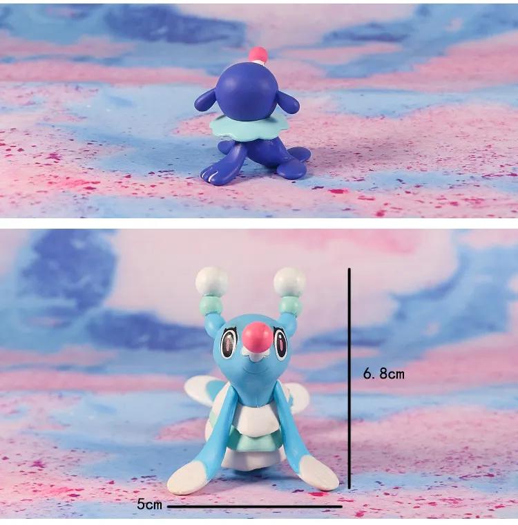 WCT Official Popplio Brionne Figure Pokemon Collectible Model Toy - view 3