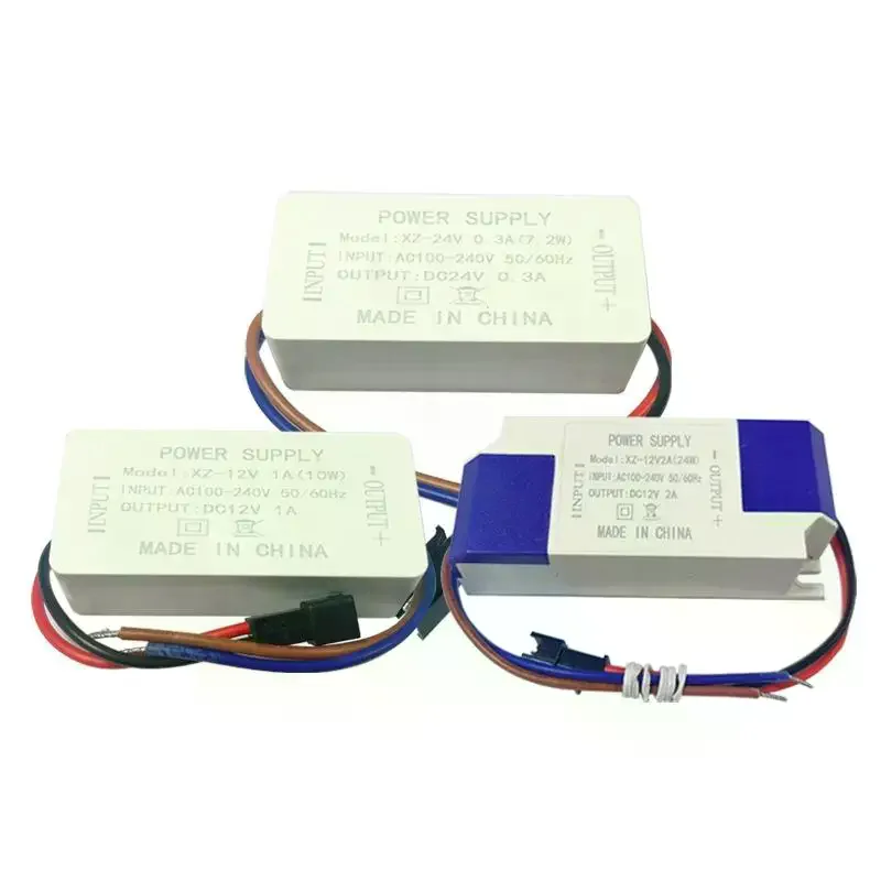 Easy Install Isolated Constant Voltage LED Driver 5W 24W AC100-240V to DC 5V 9V 12V 24V for DIY LED Lighting Projects