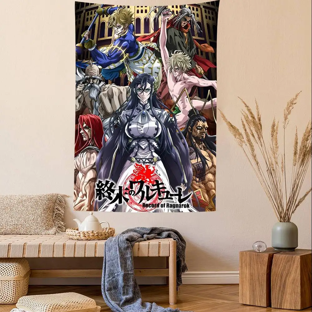 سجل أنيمي من قماش خلفية قابلة لإعادة الاستخدام من Ragnarok، قماش خلفية مطبوع عليه حيوانات لتزيين حفلات أعياد الميلاد للأطفال