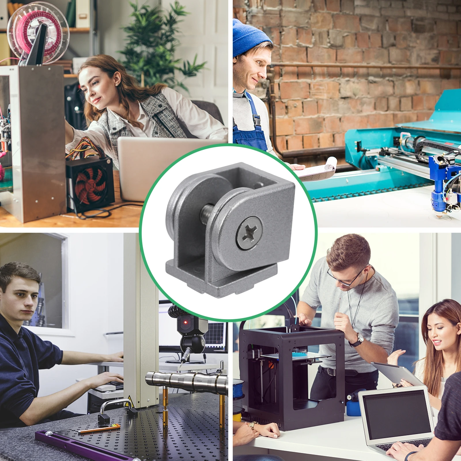 

4 шт. шарнирный разъем из цинкового сплава, гибкий шарнир для алюминиевого экструзионного профиля, высокопроизводительный прочный шарнир для робототехники с ЧПУ