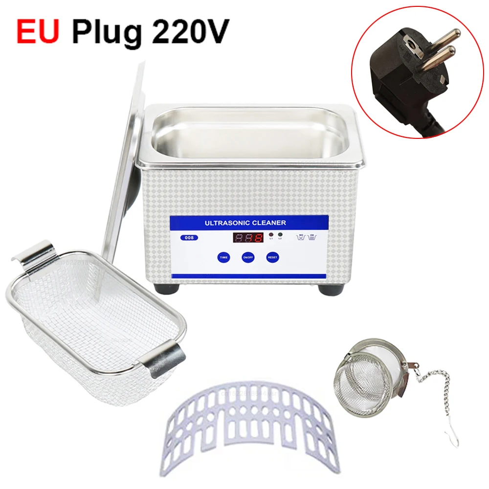 Ultrasonic Cleaner Ultrasound Glasses Jewelry Cleaner 40KHZ High