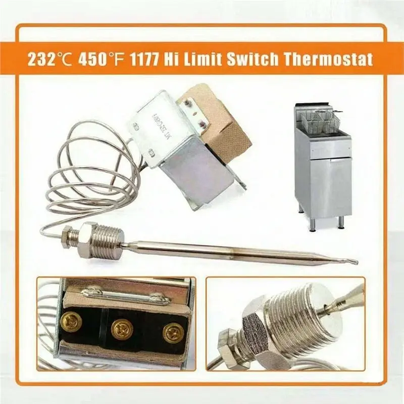 WCS-Fryer High Limit Switch LCCM2003000 1177 Hi Limit Thermostat