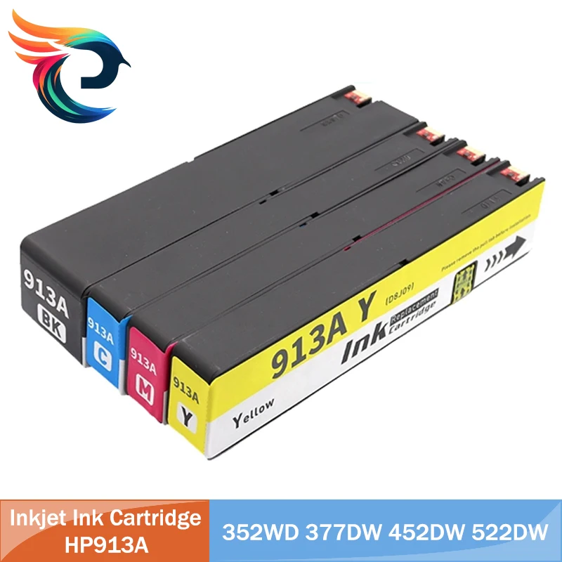 913A 913 A Premium Inkjet Ink Cartridge For HP913A HP 352WD 377DW Pro 452DW 552DW 477DN 477DW 577DW Color Compatible
