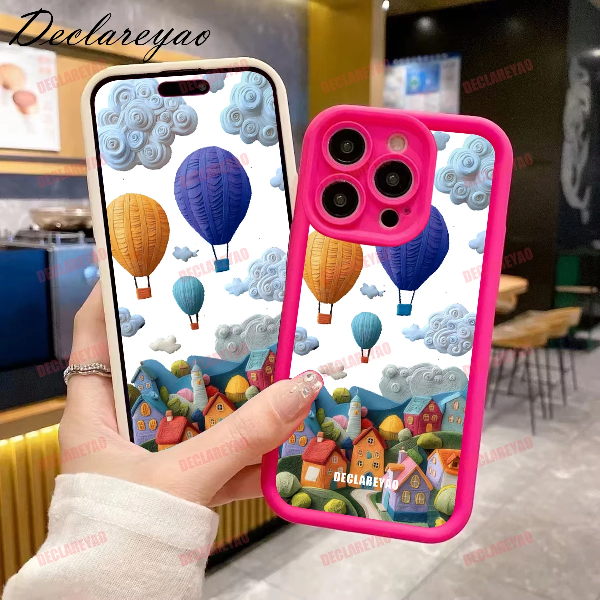 DECLAREYAO حافظة رفيعة من مادة TPU الناعمة لهاتف Google Pixel Pro 8 8A 7 مقاومة للصدمات