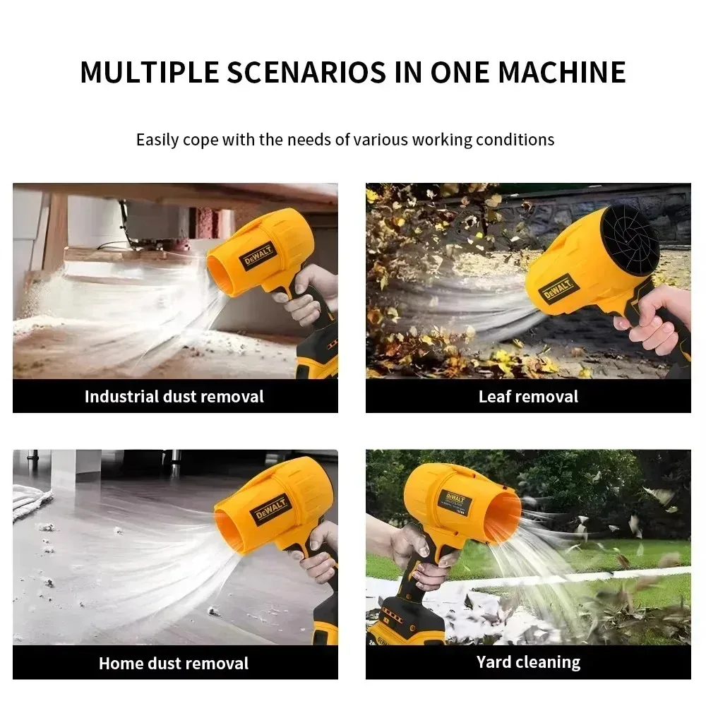 

Этот бесщеточный беспроводной фен с турбовентилятором, ручным инструментом для удаления пыли, силой всасывания 800G и мощным аккумулятором.