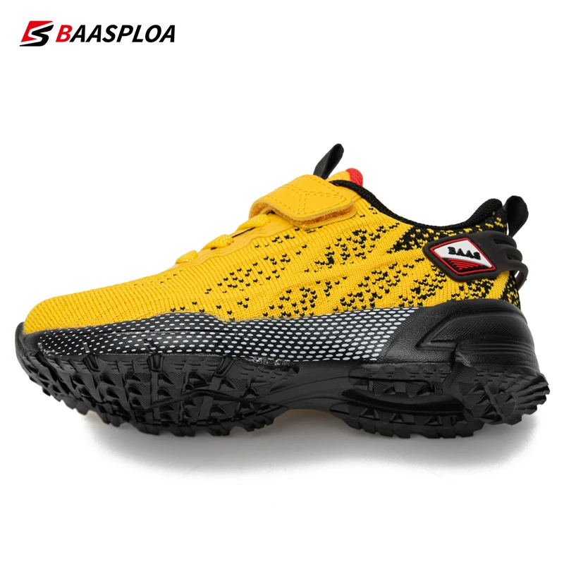 Baasploa New Winter Children Sport Mesh Breathable Sneakers Running Shoes Boys Girls Child Sneakers  Outdoor Sneaker