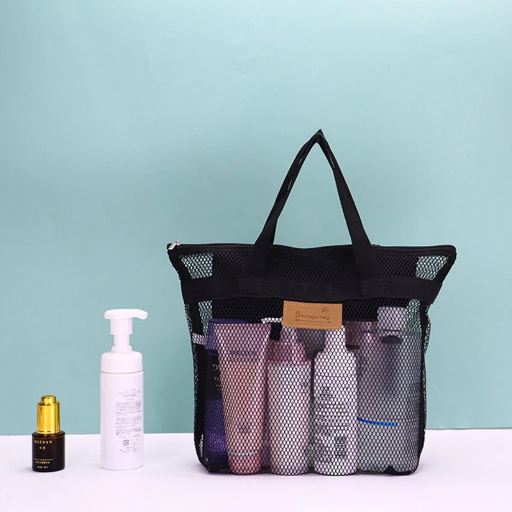 Travel Beach Bag, Storage Bag, Portable Outdoor Wash Swimming Bag, Mesh Storage Travel Bag