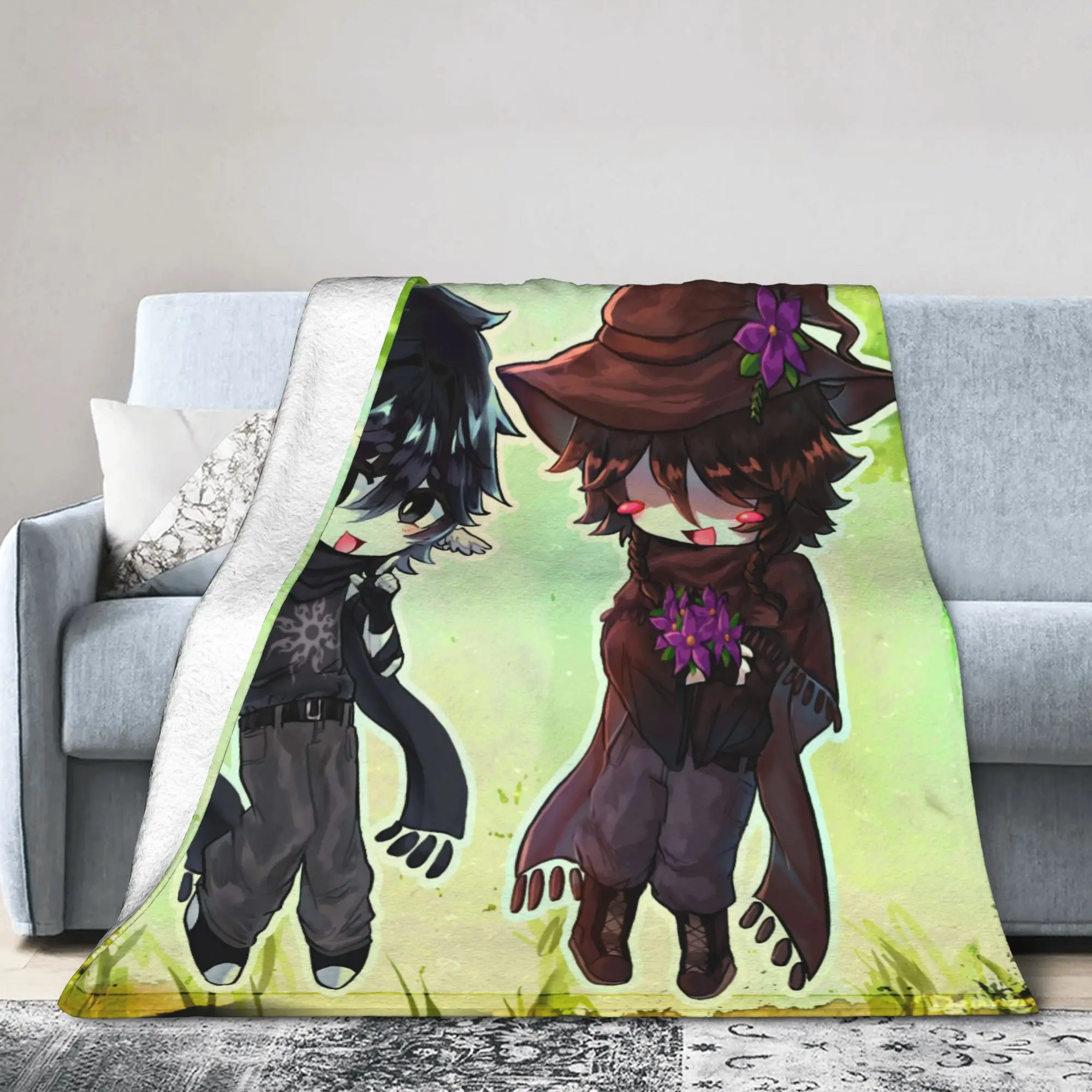 سوبر بطانية دافئة الفتيات الفتيان التخييم البراقة وقتين Azure رمي بطانية الفانيلا المفرش للمنزل ديكور أريكة غطاء سرير #1