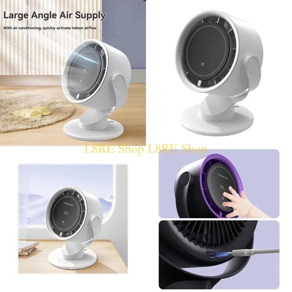 

L8RE воздух циркулирующий вентилятор 4000 мАч вентилятор вентилятор вентилятор 100 -скоростный вентилятор. Вентилятор подходит в