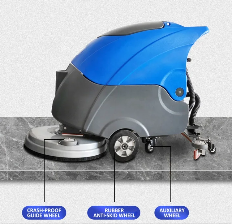 Custom Verified Factory Multi Function Industrial Cleaning Machine Floor Washing 21inch Walk Behind Floor Scrubber Drier
